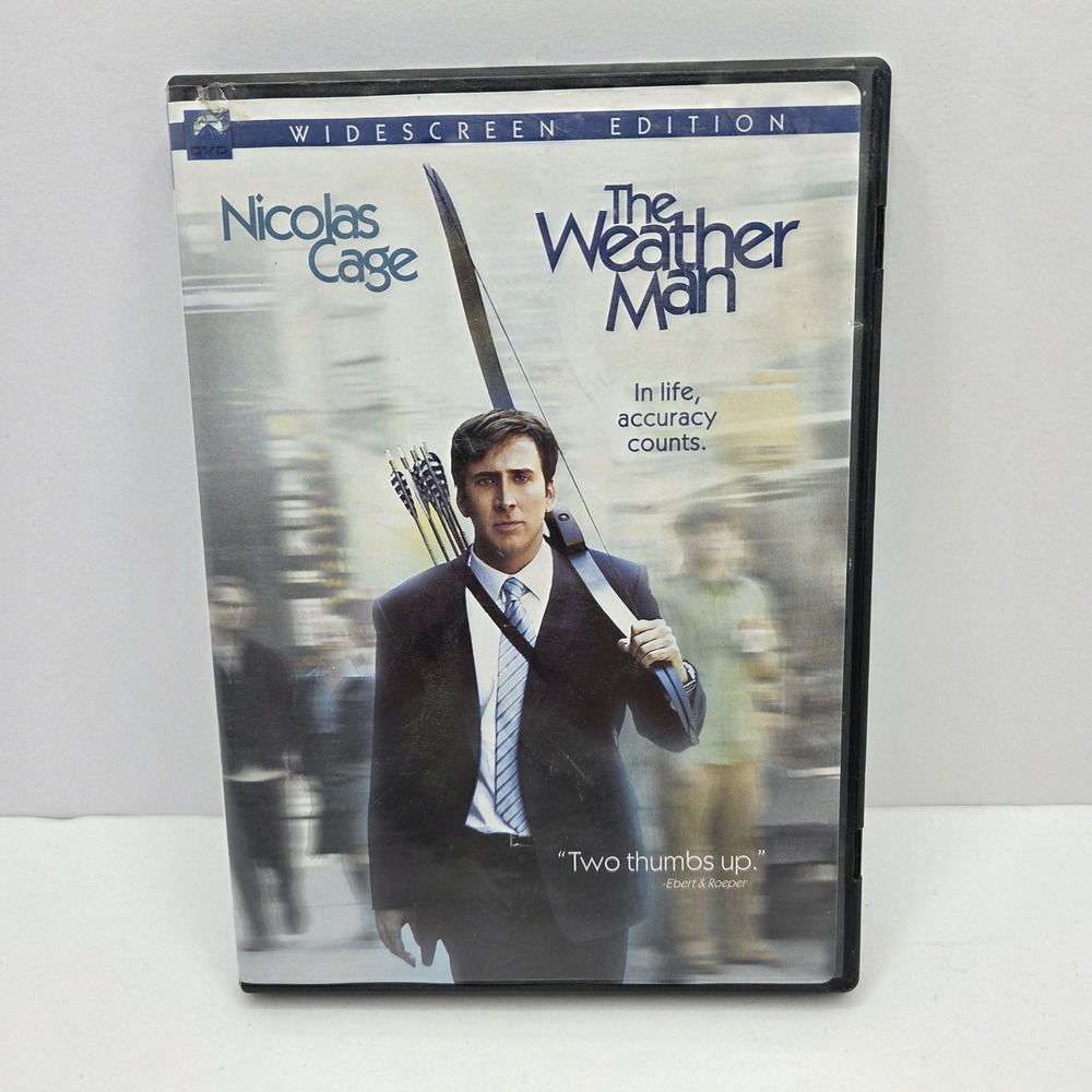 The Weather Man DVD Widescreen Nicolas Cage Michael Caine 2005 Comedy